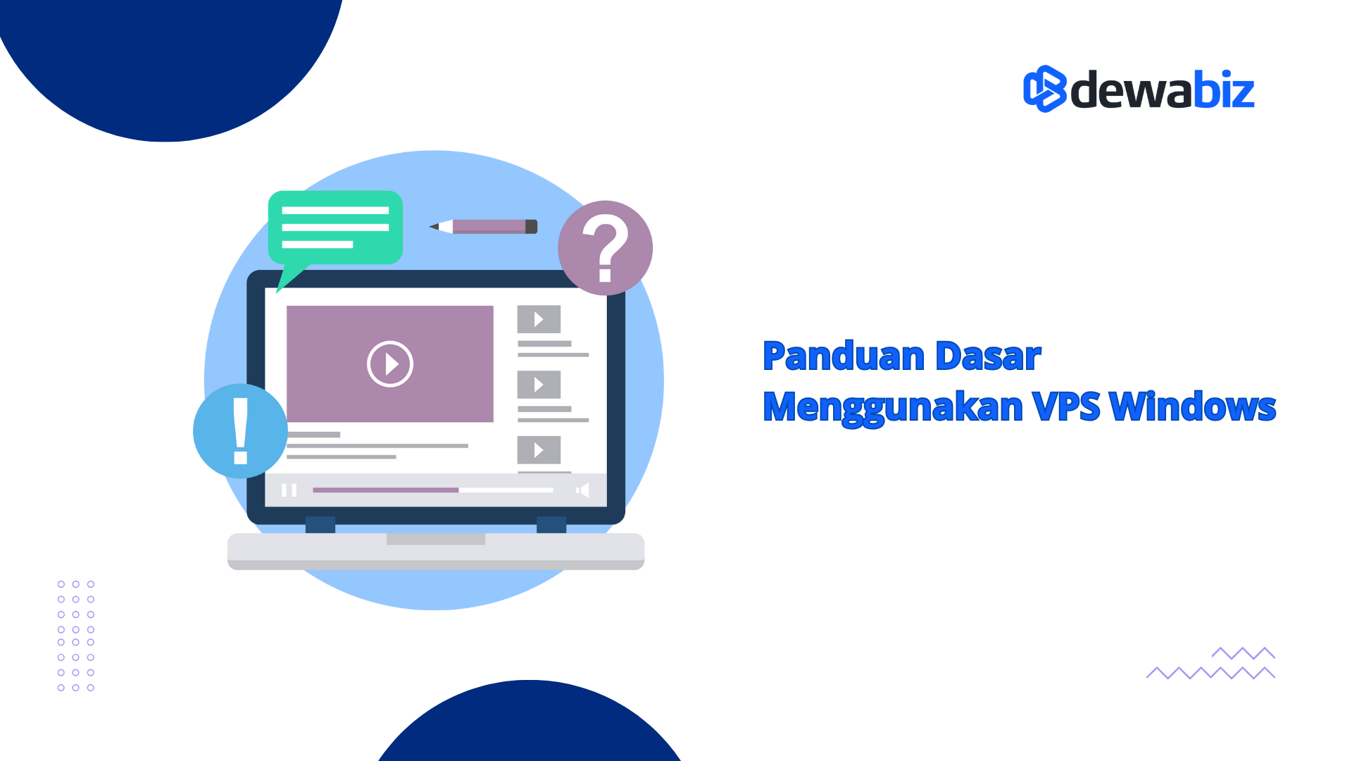 Panduan Dasar Menggunakan VPS Windows