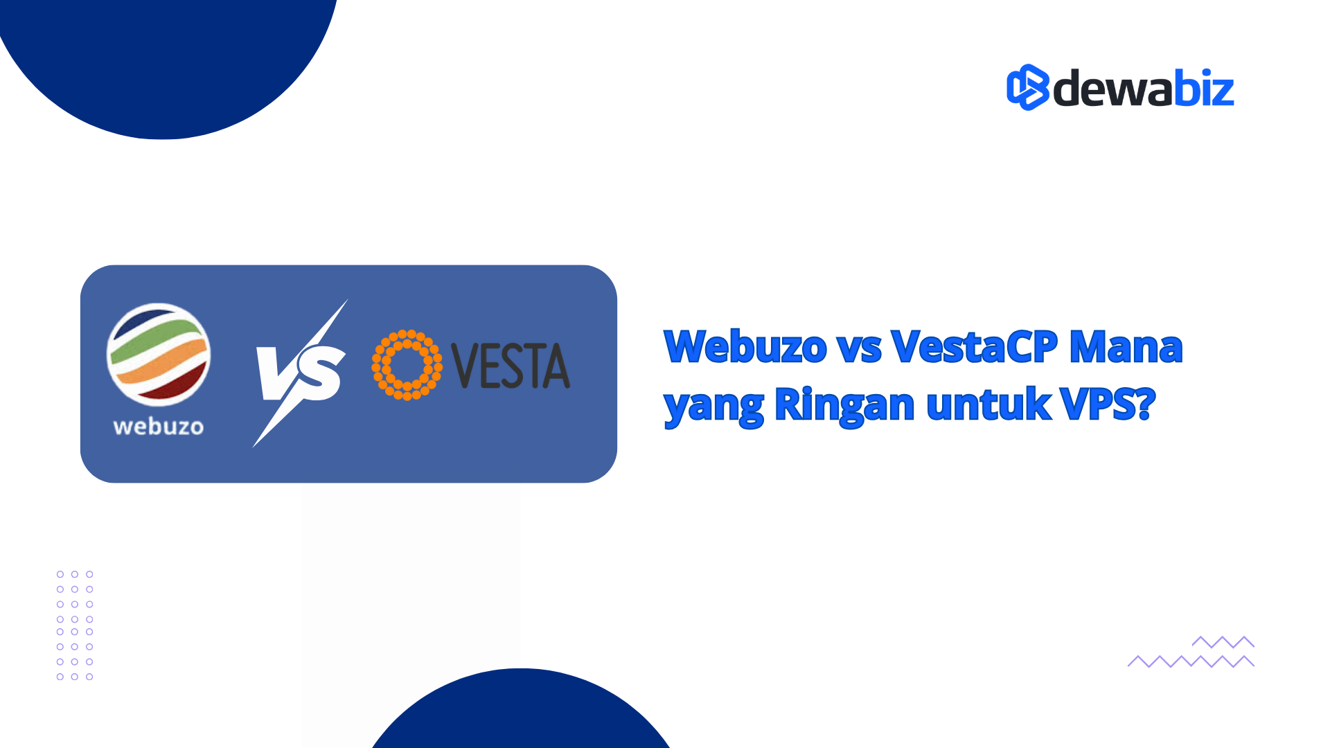 Webuzo vs VestaCP, Mana yang Ringan untuk VPS?