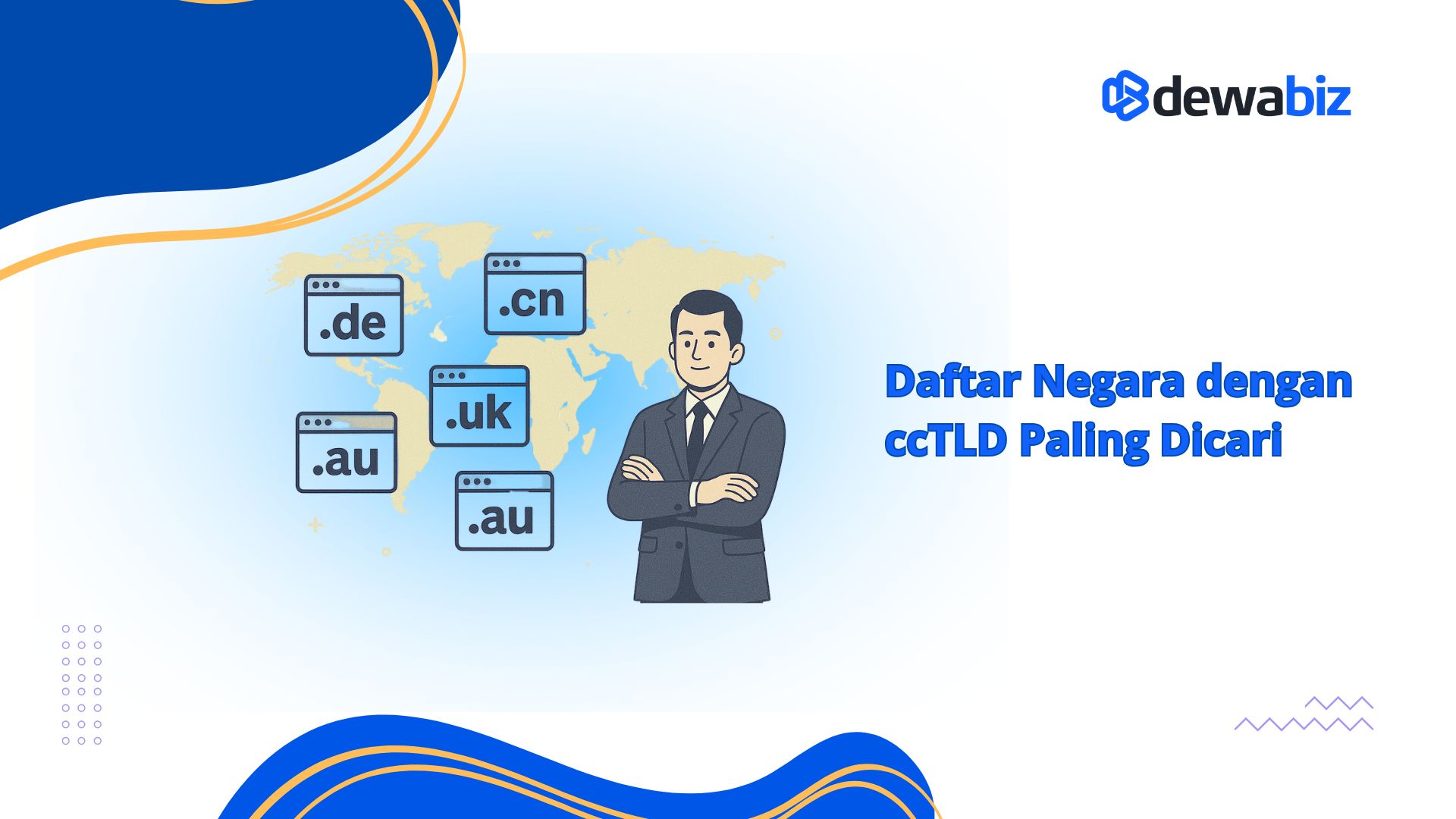 Daftar Negara dengan ccTLD Paling Dicari