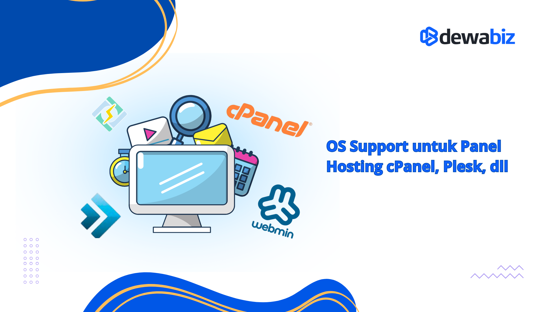 OS Support untuk Panel Hosting, cPanel, Plesk, dan Lainnya