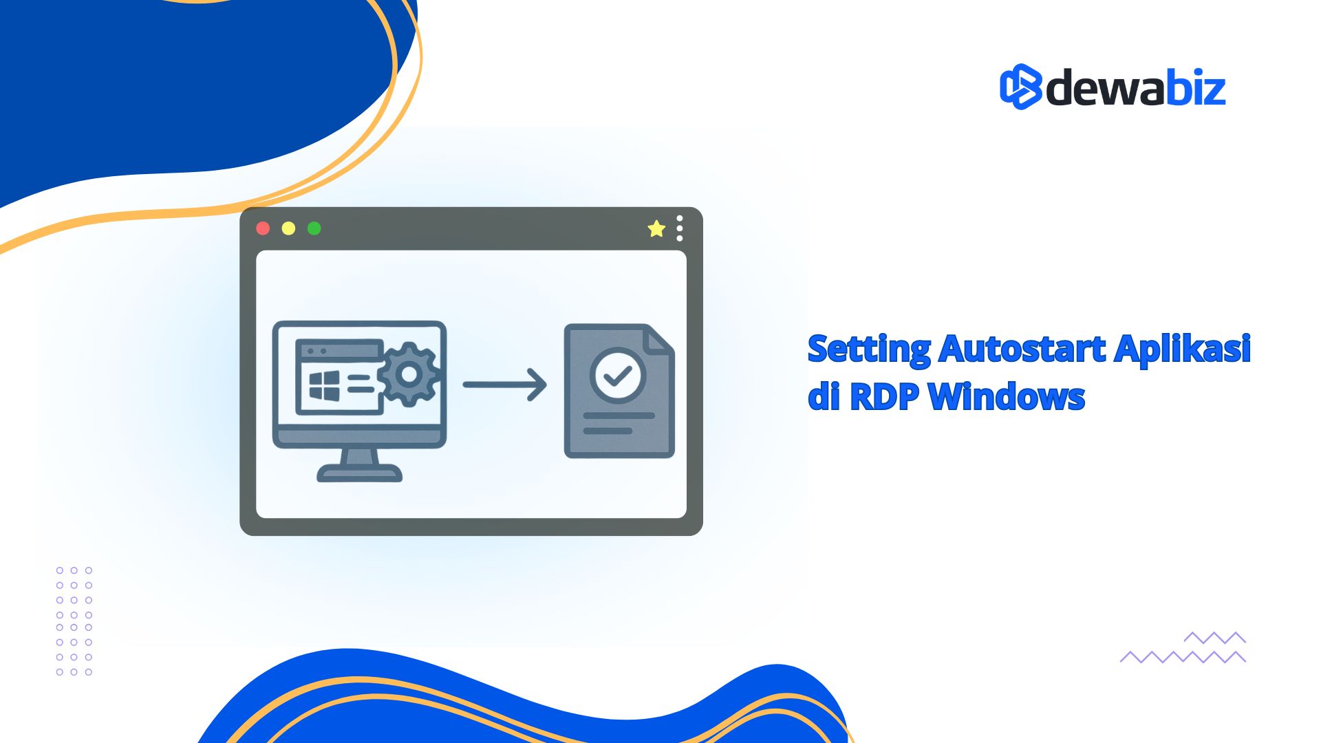 Setting Autostart Aplikasi di RDP Windows