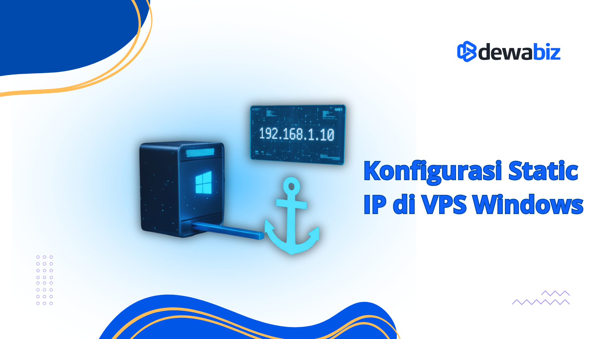 Konfigurasi Static IP di VPS Windows