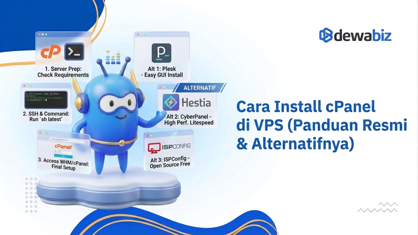 Cara Install cPanel di VPS (Panduan Resmi & Alternatifnya)