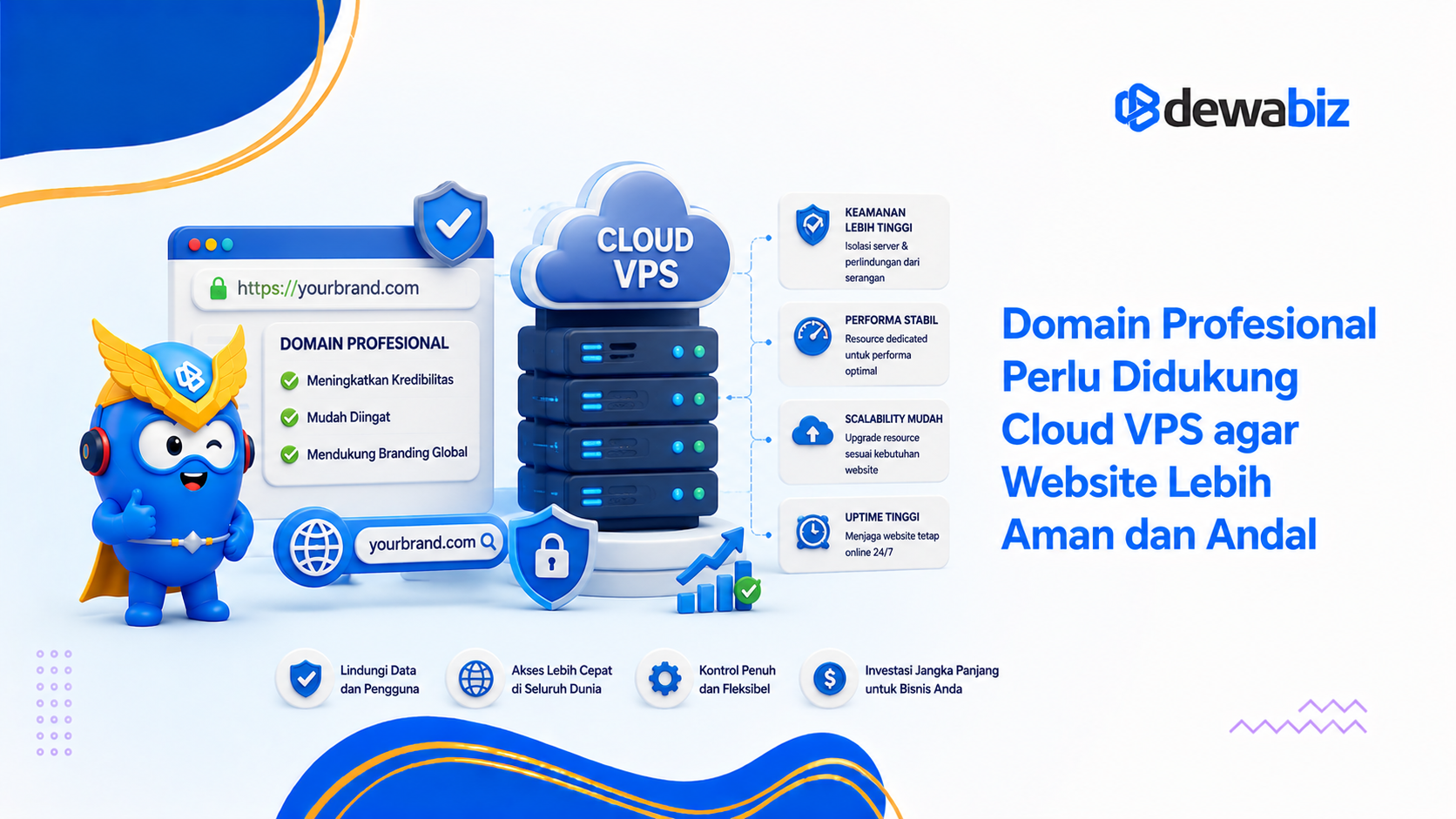 Domain Profesional Perlu Didukung Cloud VPS agar Website Lebih Aman dan Andal