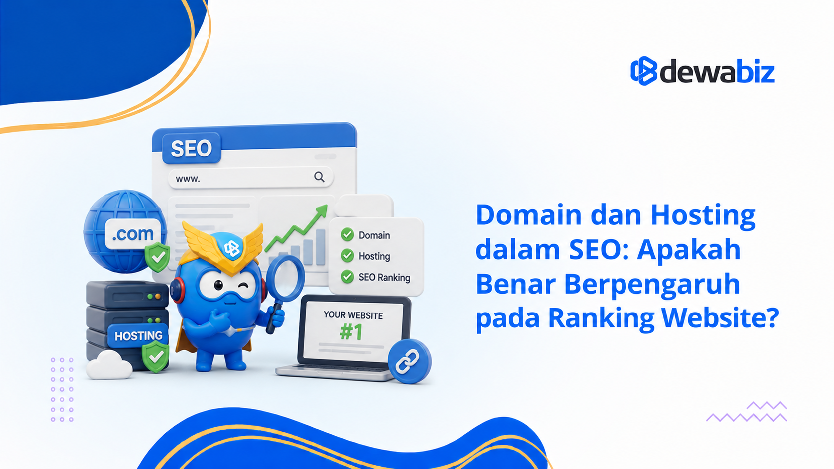 Domain dan Hosting dalam SEO: Apakah Benar Berpengaruh pada Ranking Website?