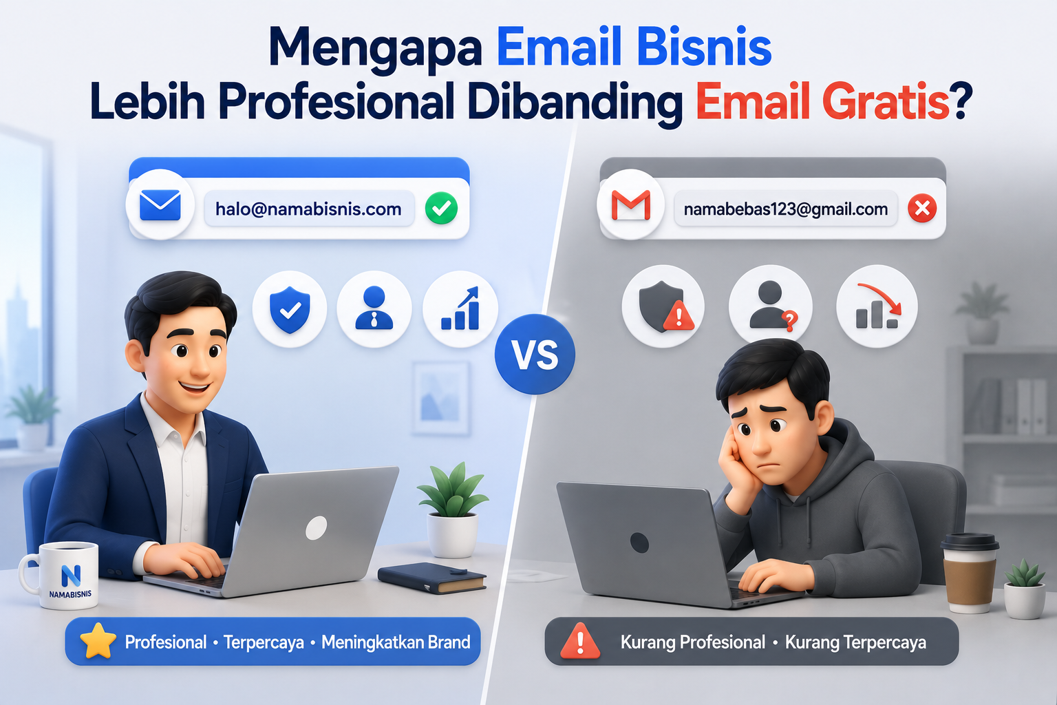 Mengapa Email Bisnis Lebih Profesional Dibanding Email Gratis?
