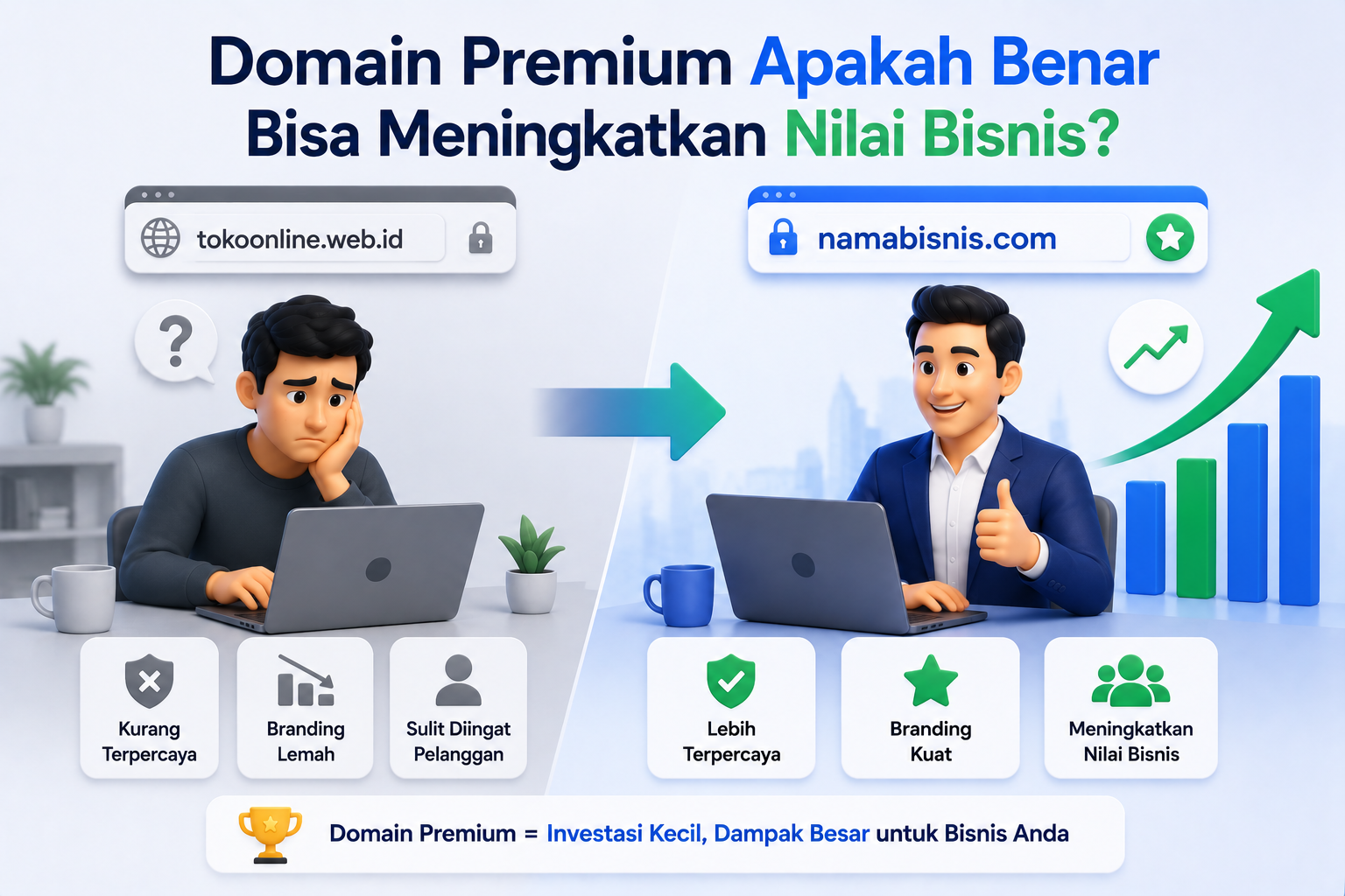 Domain Premium Apakah Benar Bisa Meningkatkan Nilai Bisnis?