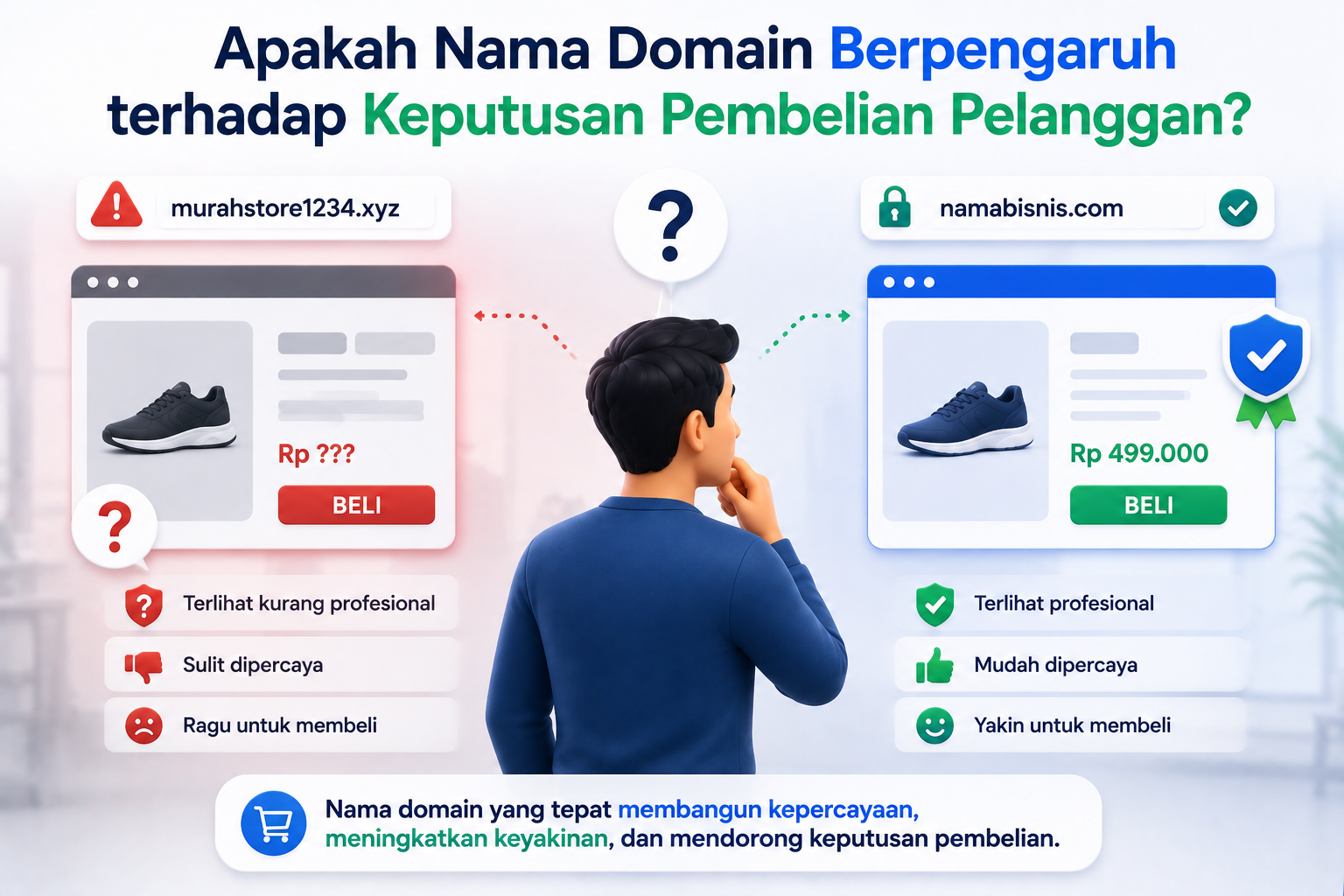 Apakah Nama Domain Berpengaruh terhadap Keputusan Pembelian Pelanggan?