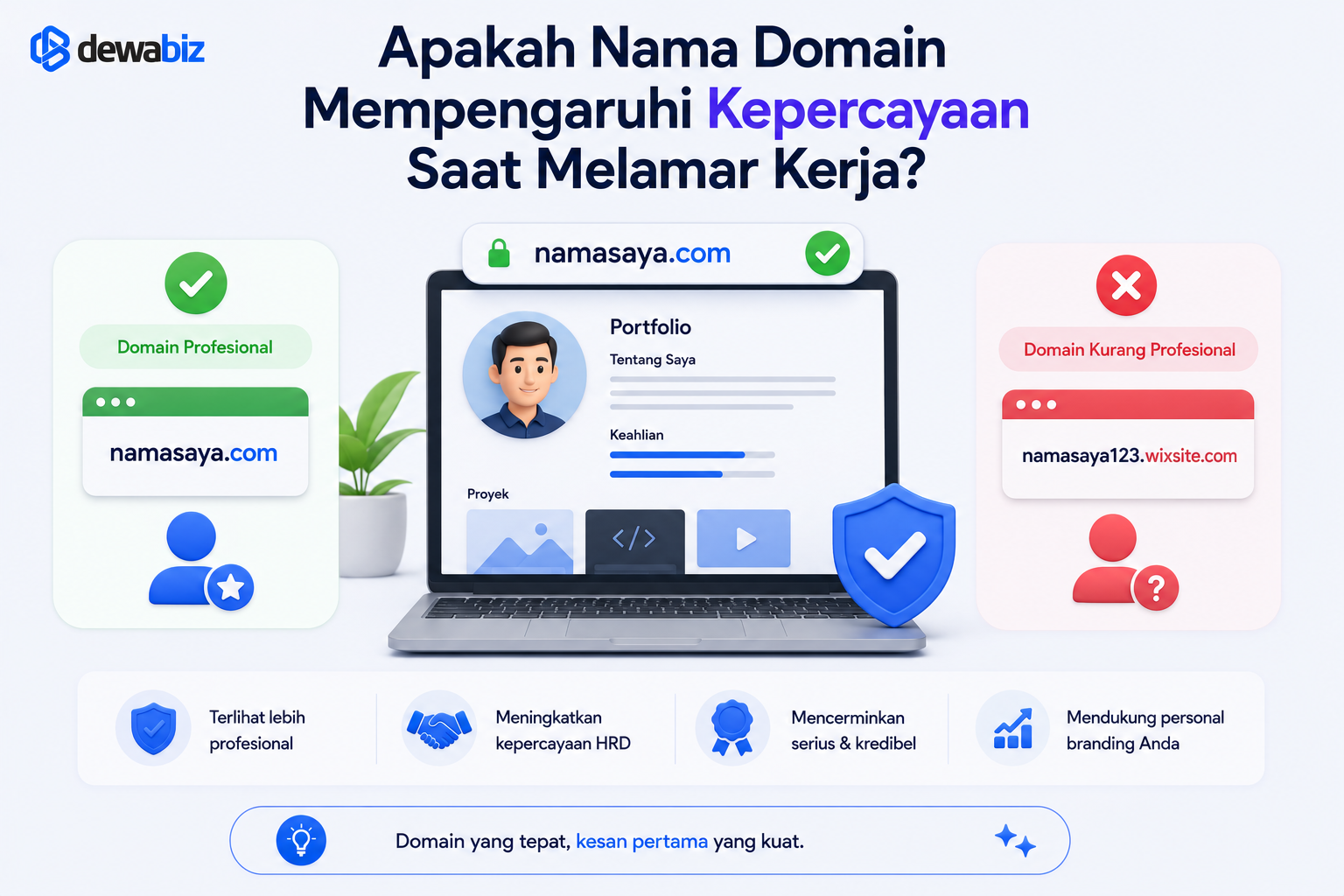 Apakah Nama Domain Mempengaruhi Kepercayaan Saat Melamar Kerja?