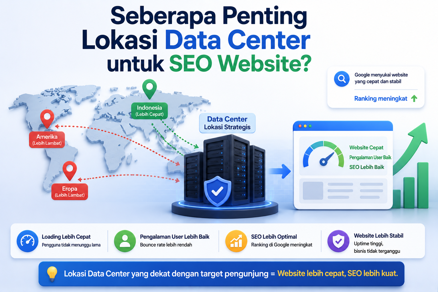 Seberapa Penting Lokasi Data Center untuk SEO Website?