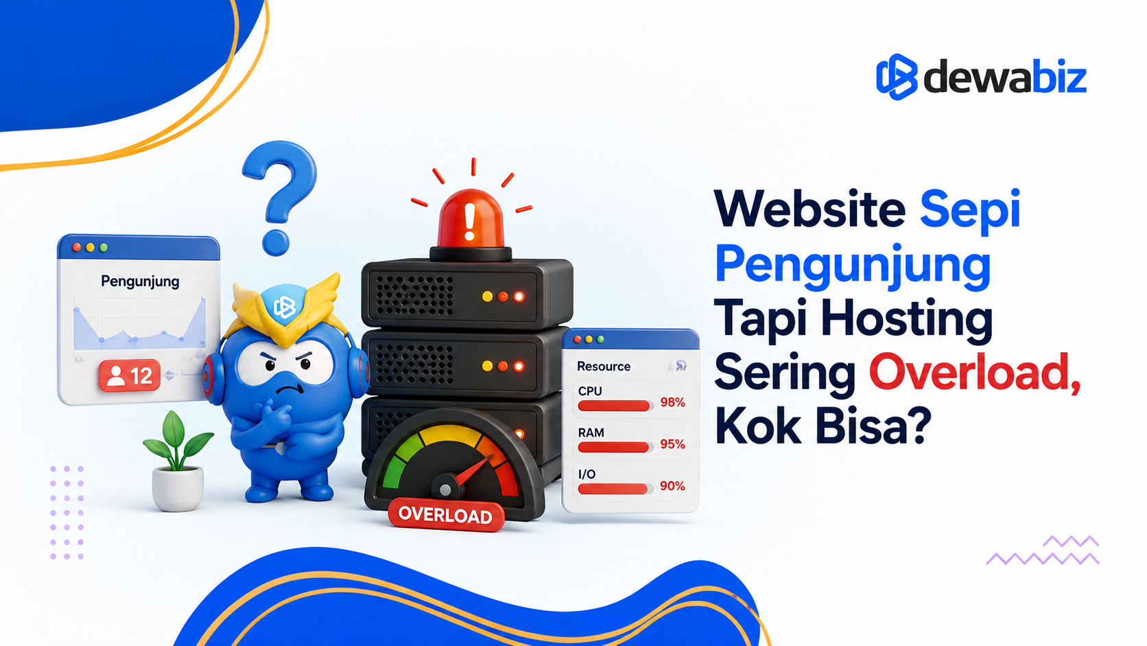 Website Sepi Pengunjung Tapi Hosting Sering Overload, Kok Bisa?