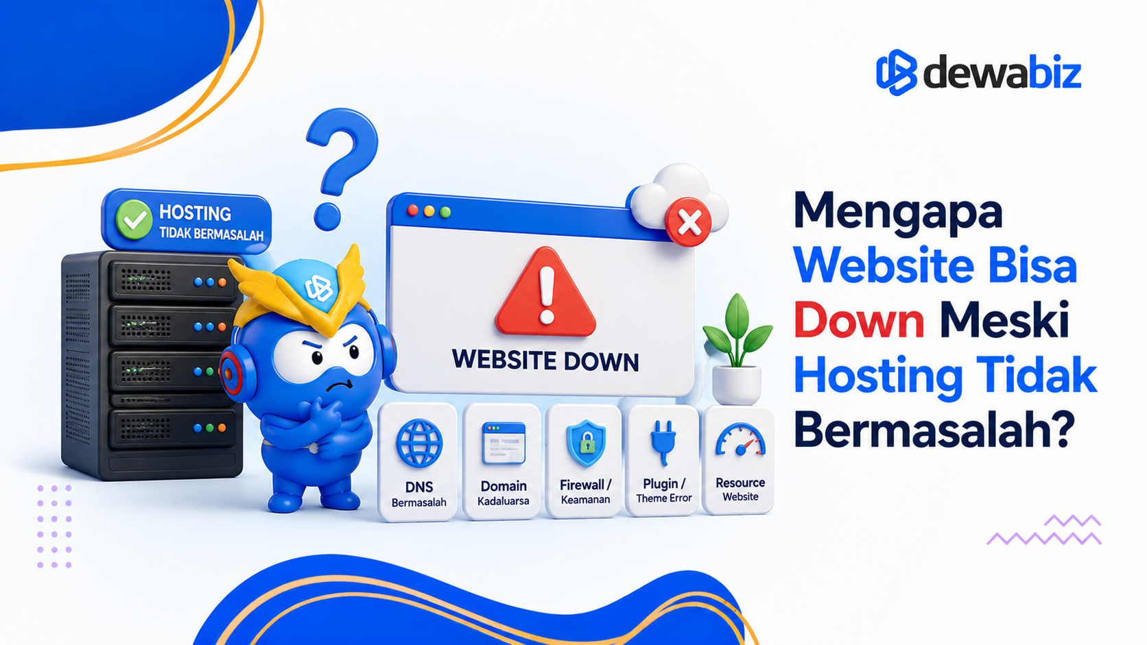 Mengapa Website Bisa Down Meski Hosting Tidak Bermasalah?