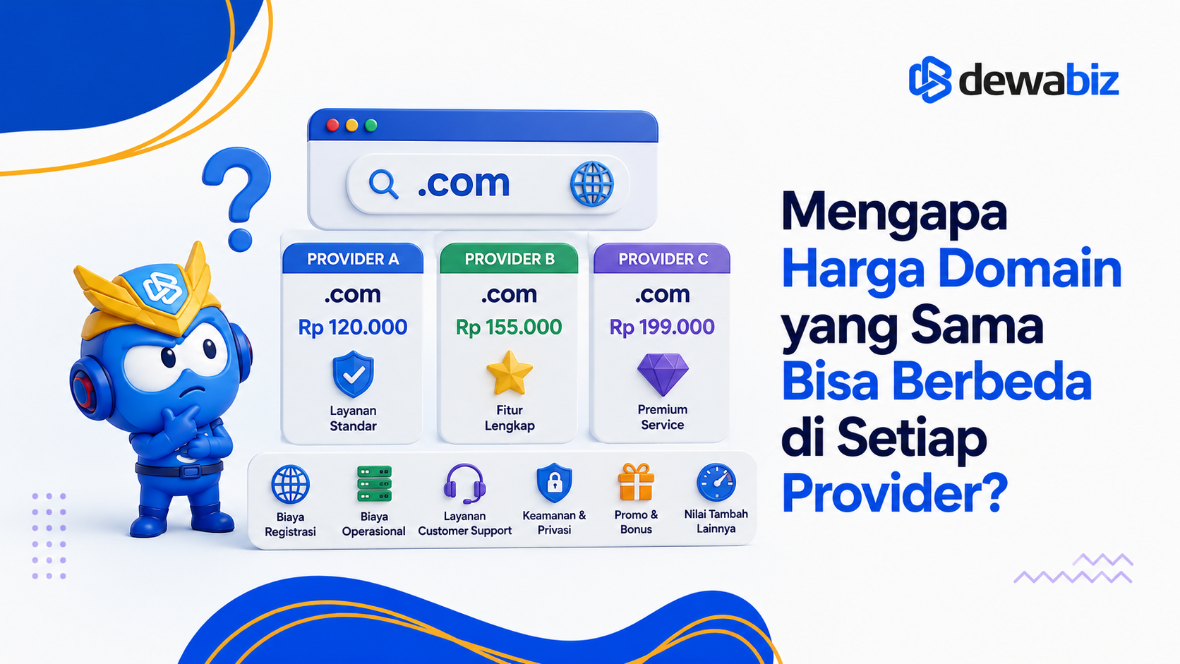 Mengapa Harga Domain yang Sama Bisa Berbeda di Setiap Provider?