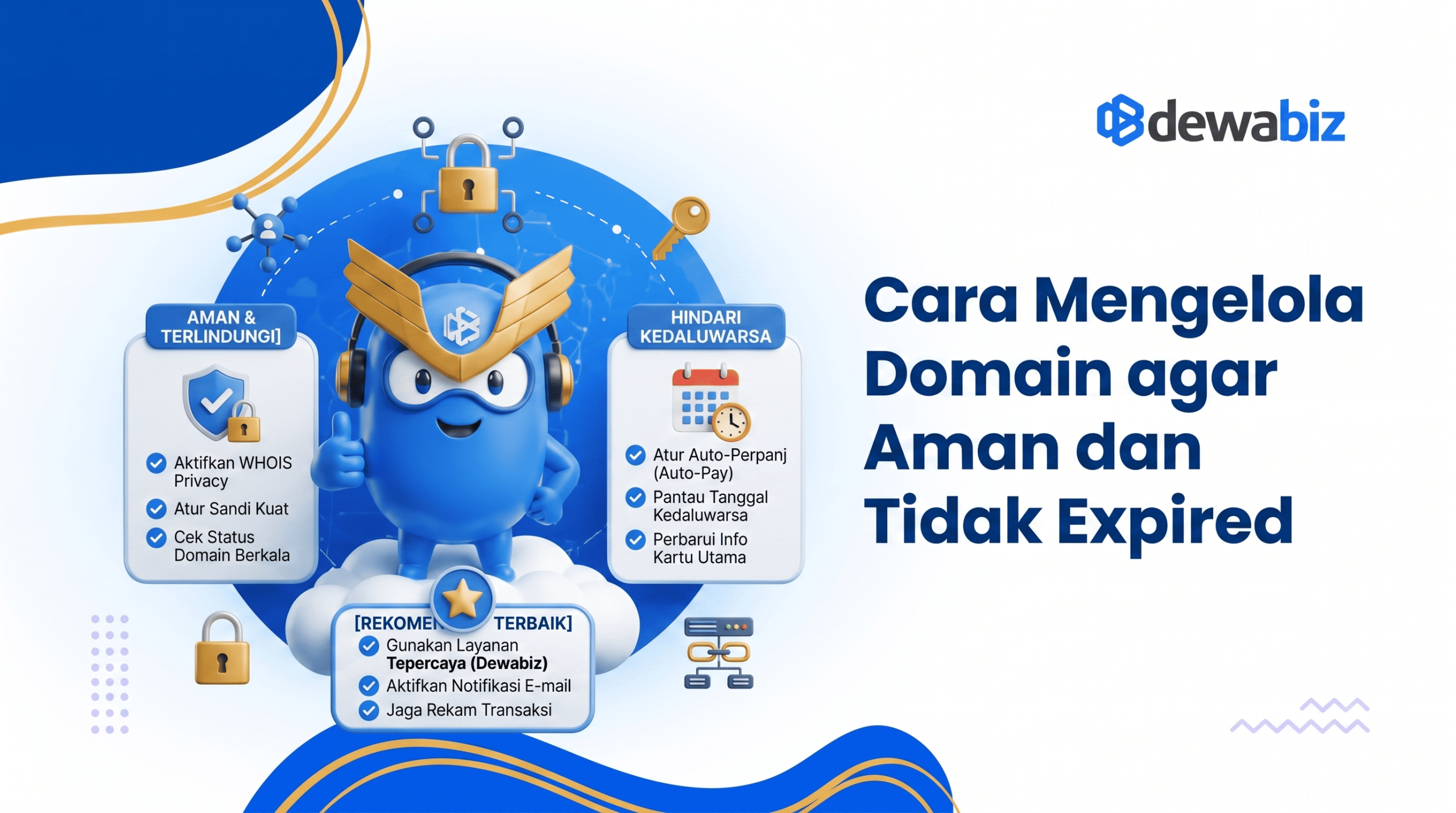 Cara Mengelola Domain agar Aman dan Tidak Expired