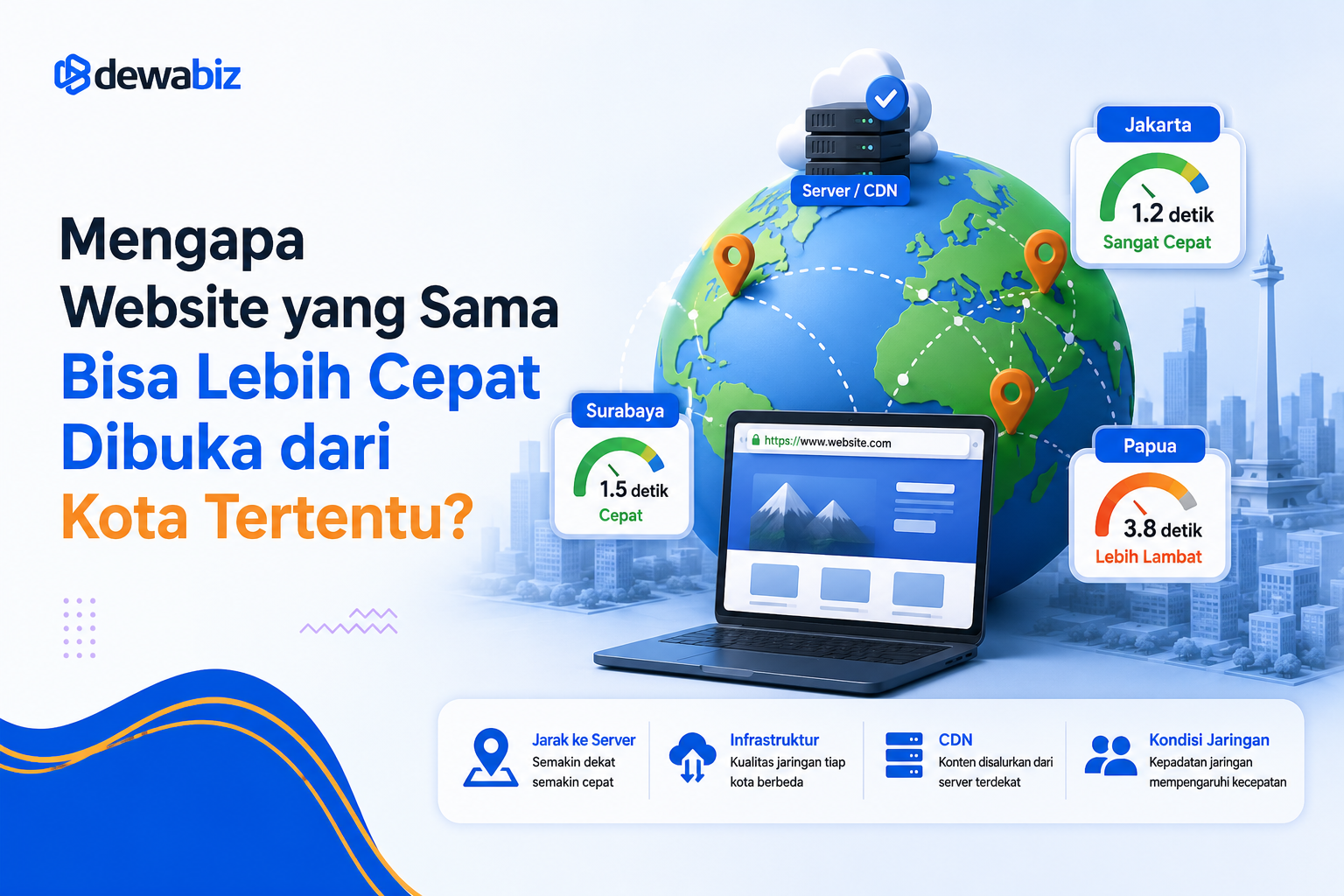 Mengapa Website yang Sama Bisa Lebih Cepat Dibuka dari Kota Tertentu?