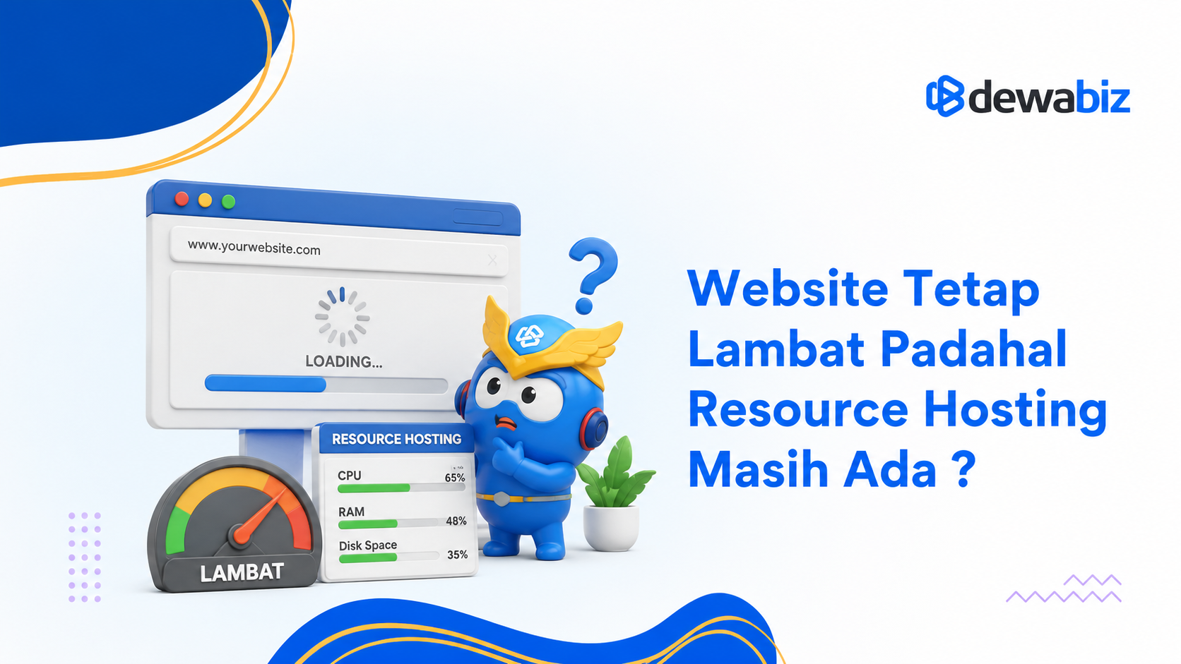 Website Tetap Lambat Padahal Resource Hosting Masih Ada ?