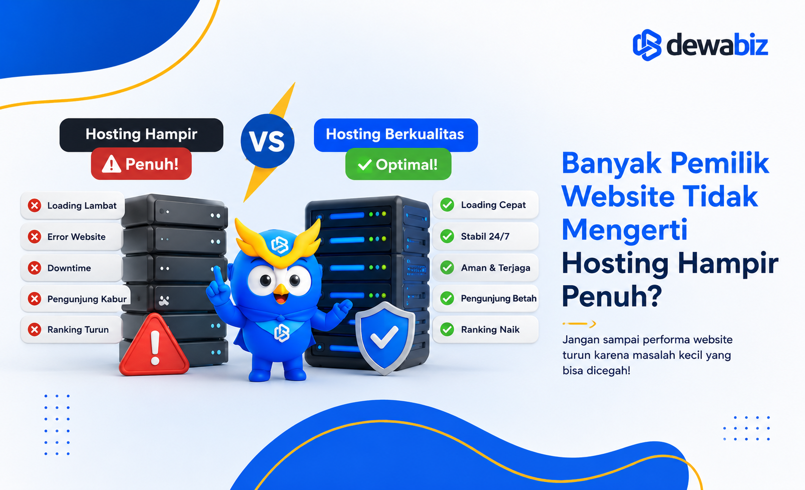 Banyak Pemilik Website Tidak Mengerti Hosting Hampir Penuh?