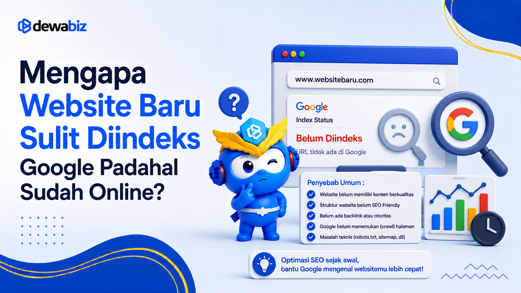 Mengapa Website Baru Sulit Diindeks Google Padahal Sudah Online?