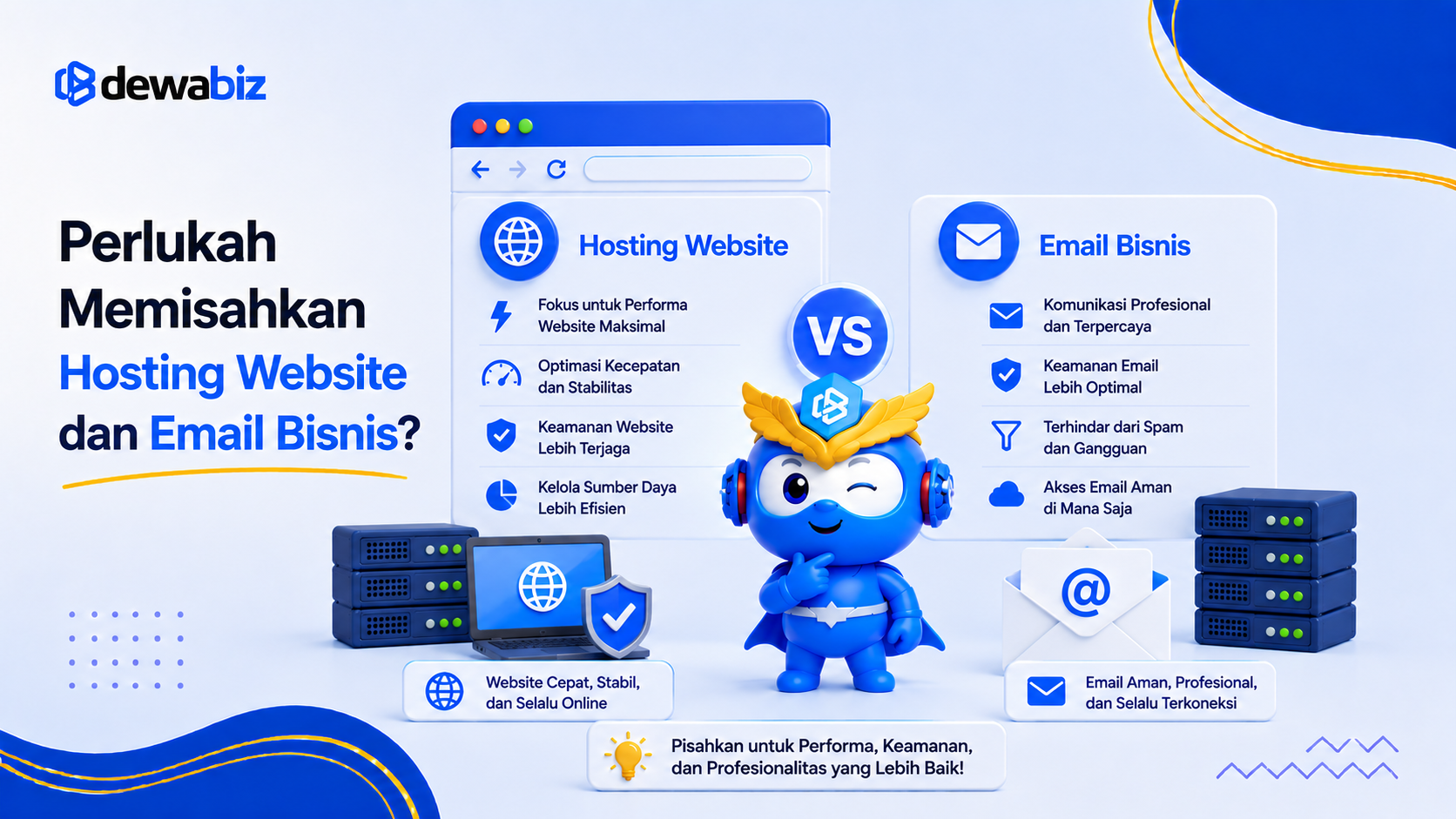 Perlukah Memisahkan Hosting Website dan Email Bisnis?