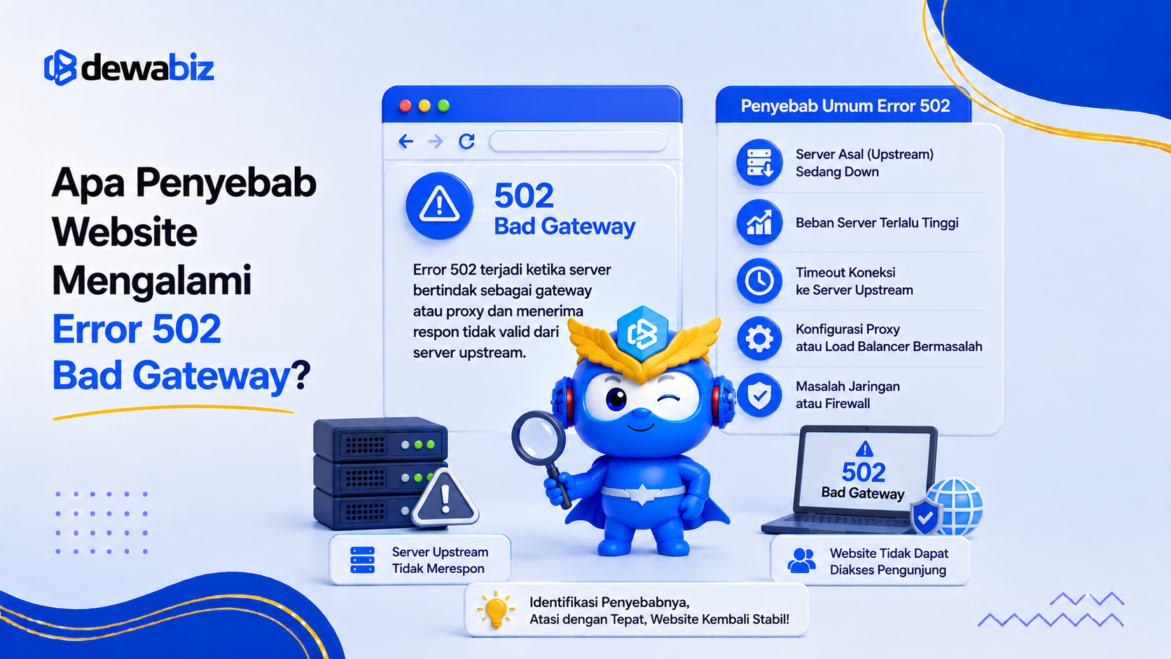 Apa Penyebab Website Mengalami Error 502 Bad Gateway?