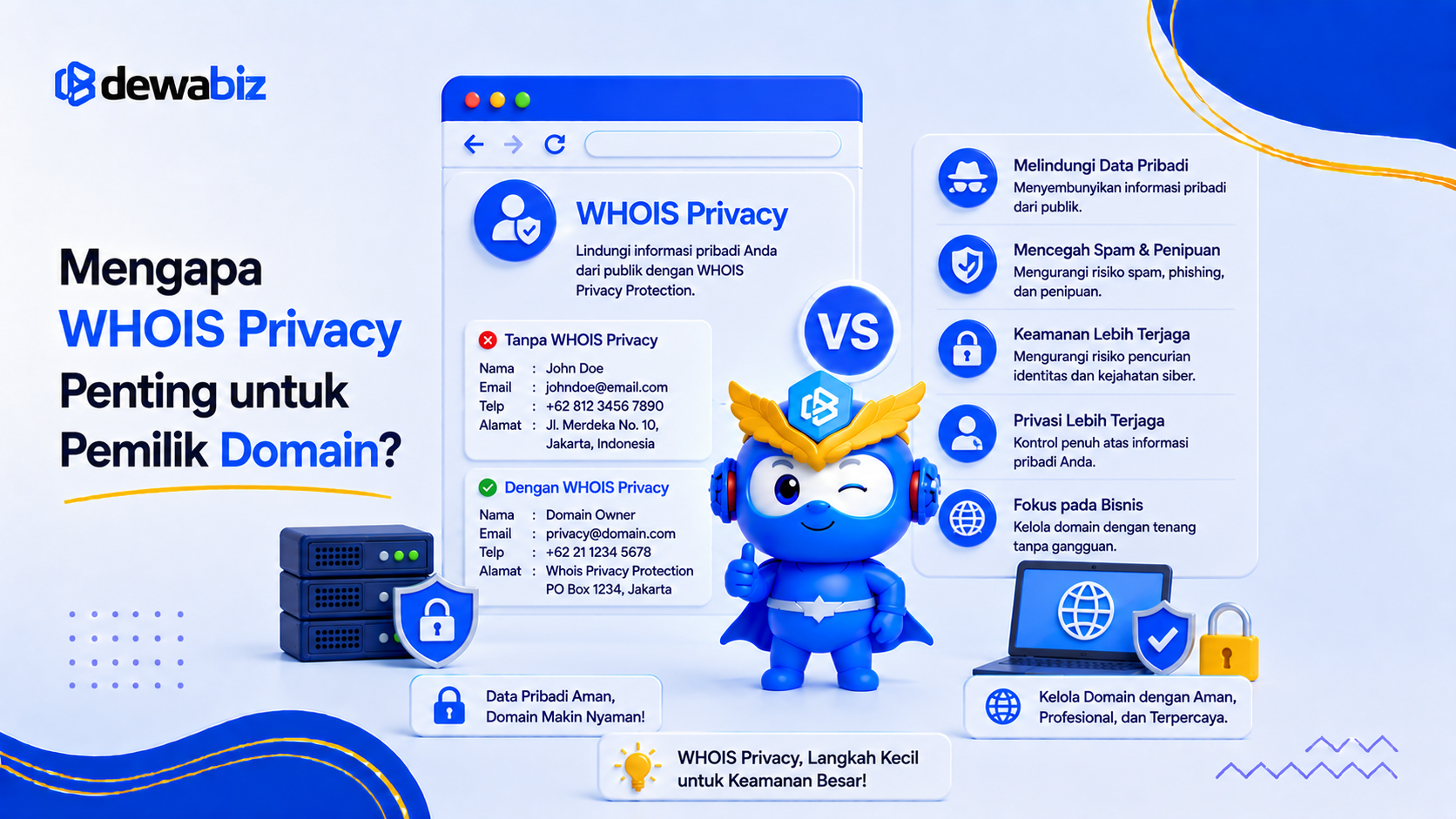 Mengapa WHOIS Privacy Penting untuk Pemilik Domain?