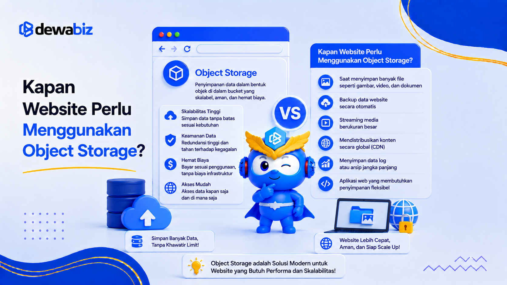 Kapan Website Perlu Menggunakan Object Storage?