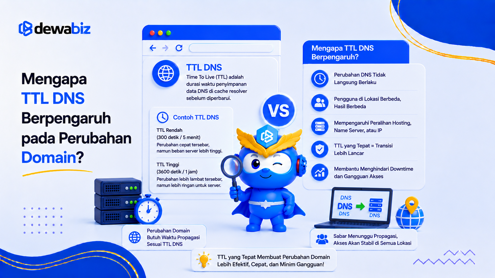 Mengapa TTL DNS Berpengaruh pada Perubahan Domain?
