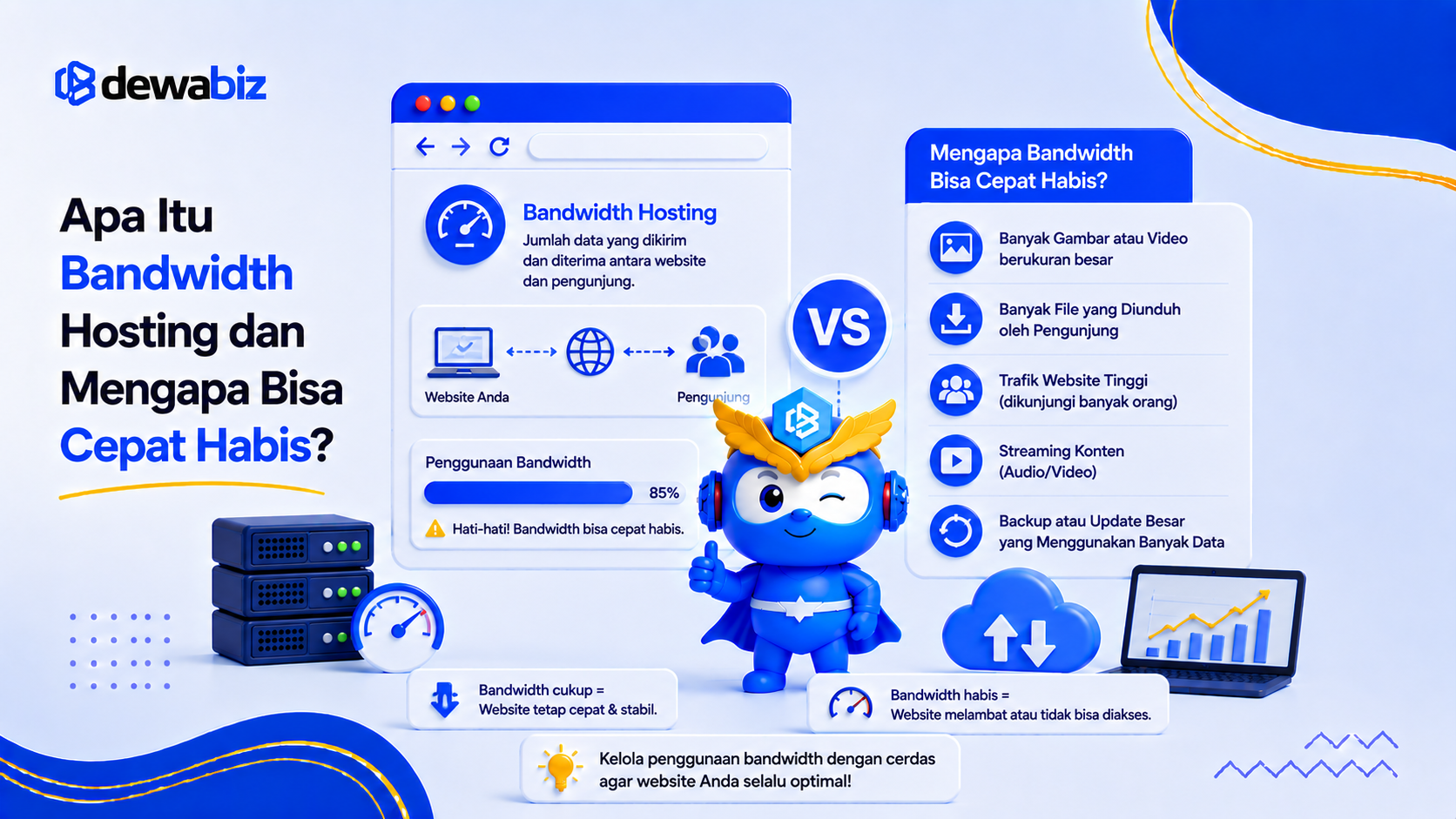 Apa Itu Bandwidth Hosting dan Mengapa Bisa Cepat Habis?