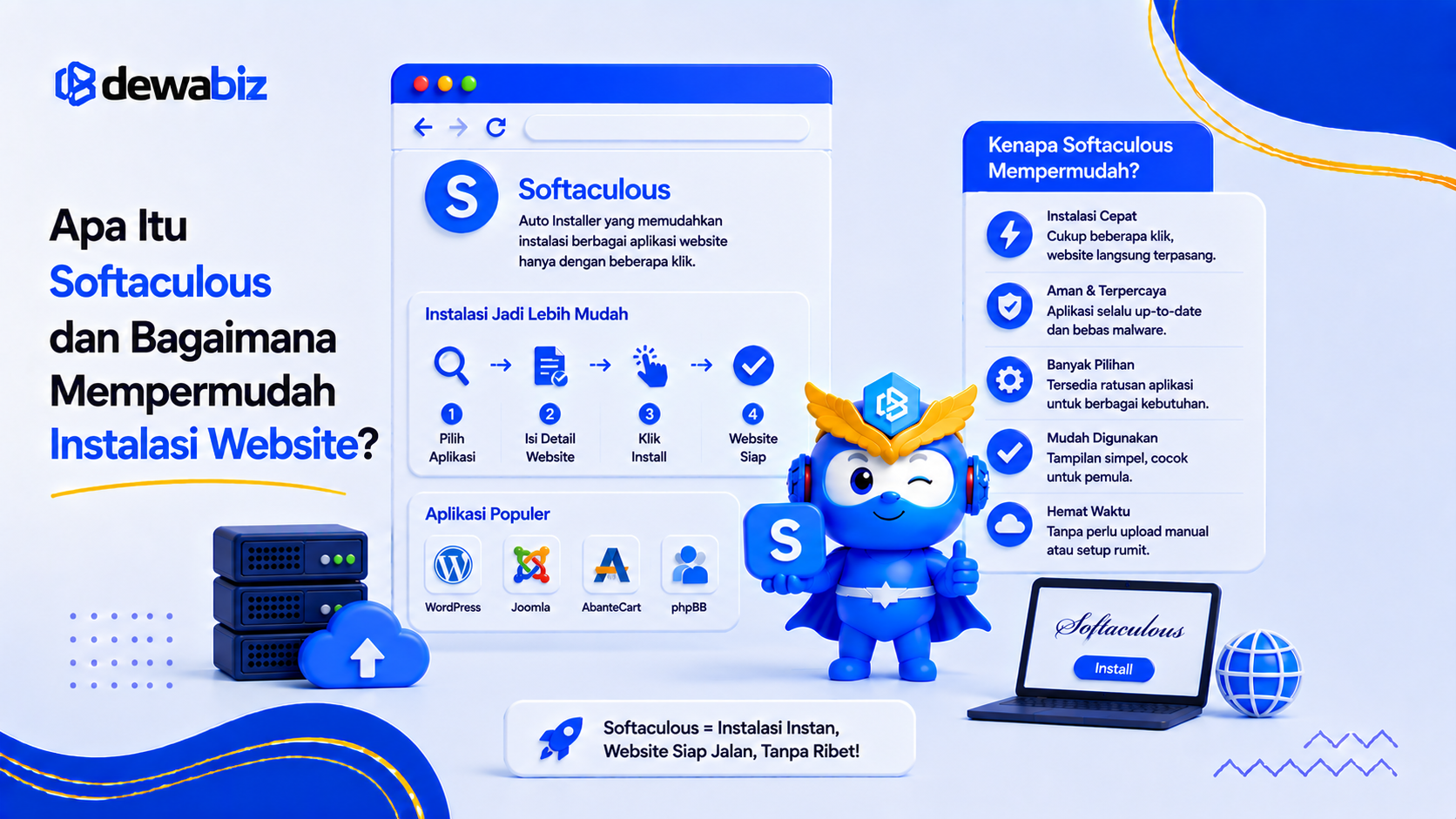 Apa Itu Softaculous dan Bagaimana Mempermudah Instalasi Website?