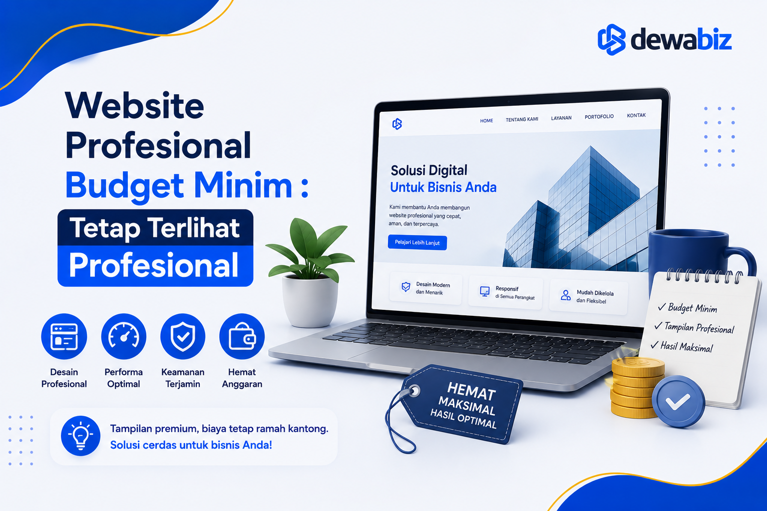 Website Profesional Budget Minim : Tetap Terlihat Profesional