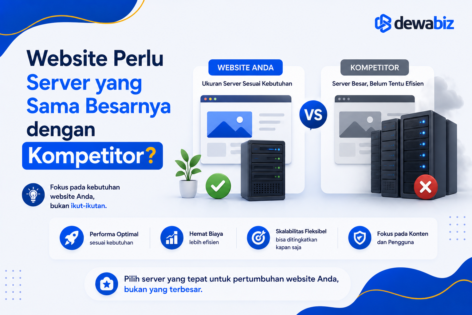 Website Perlu Server yang Sama Besarnya dengan Kompetitor?