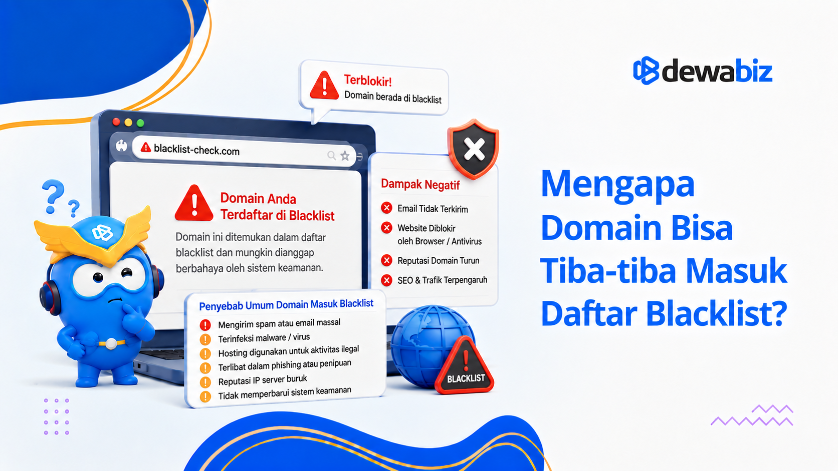 Mengapa Domain Bisa Tiba-tiba Masuk Daftar Blacklist?