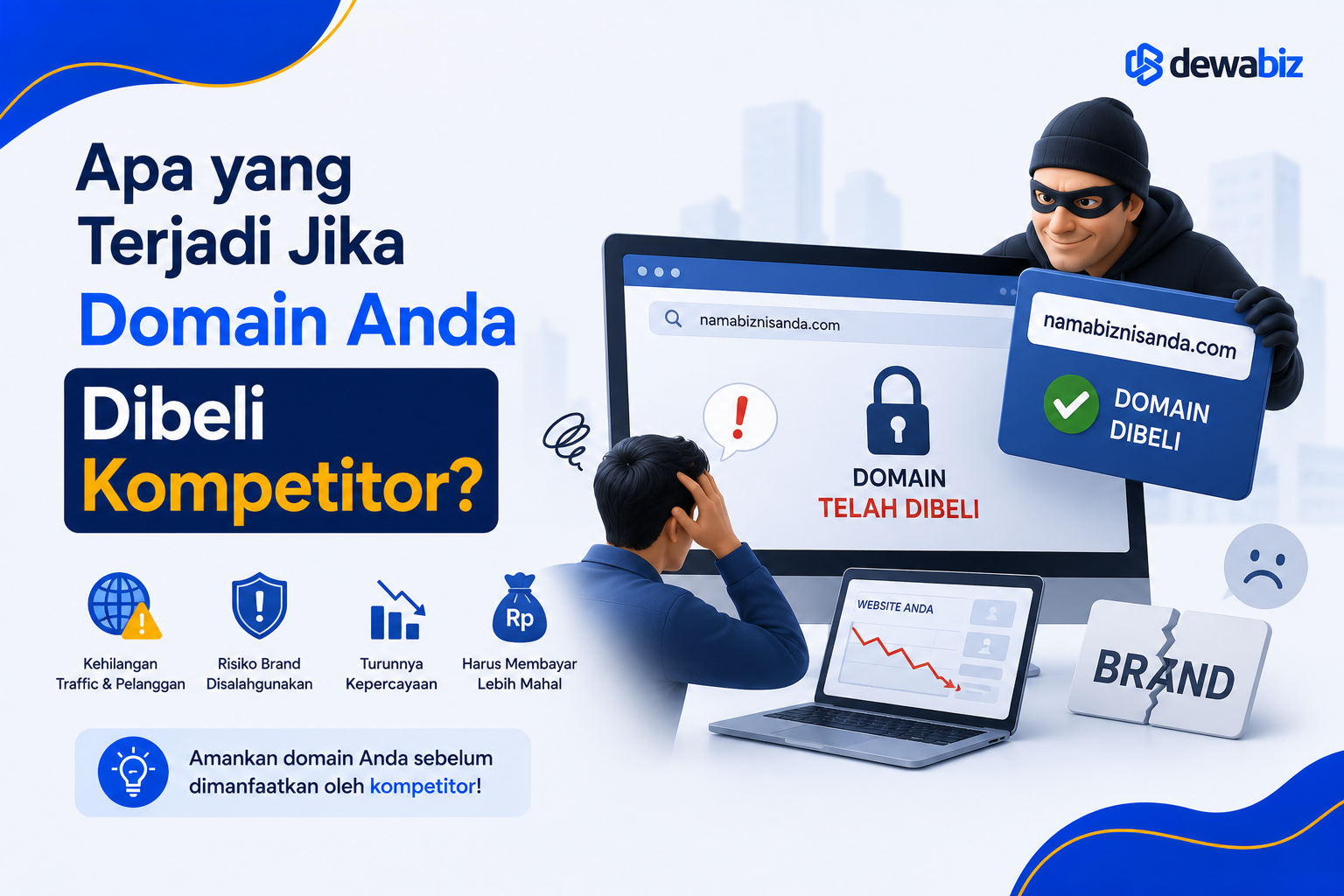 Apa yang Terjadi Jika Domain Anda Dibeli Kompetitor?