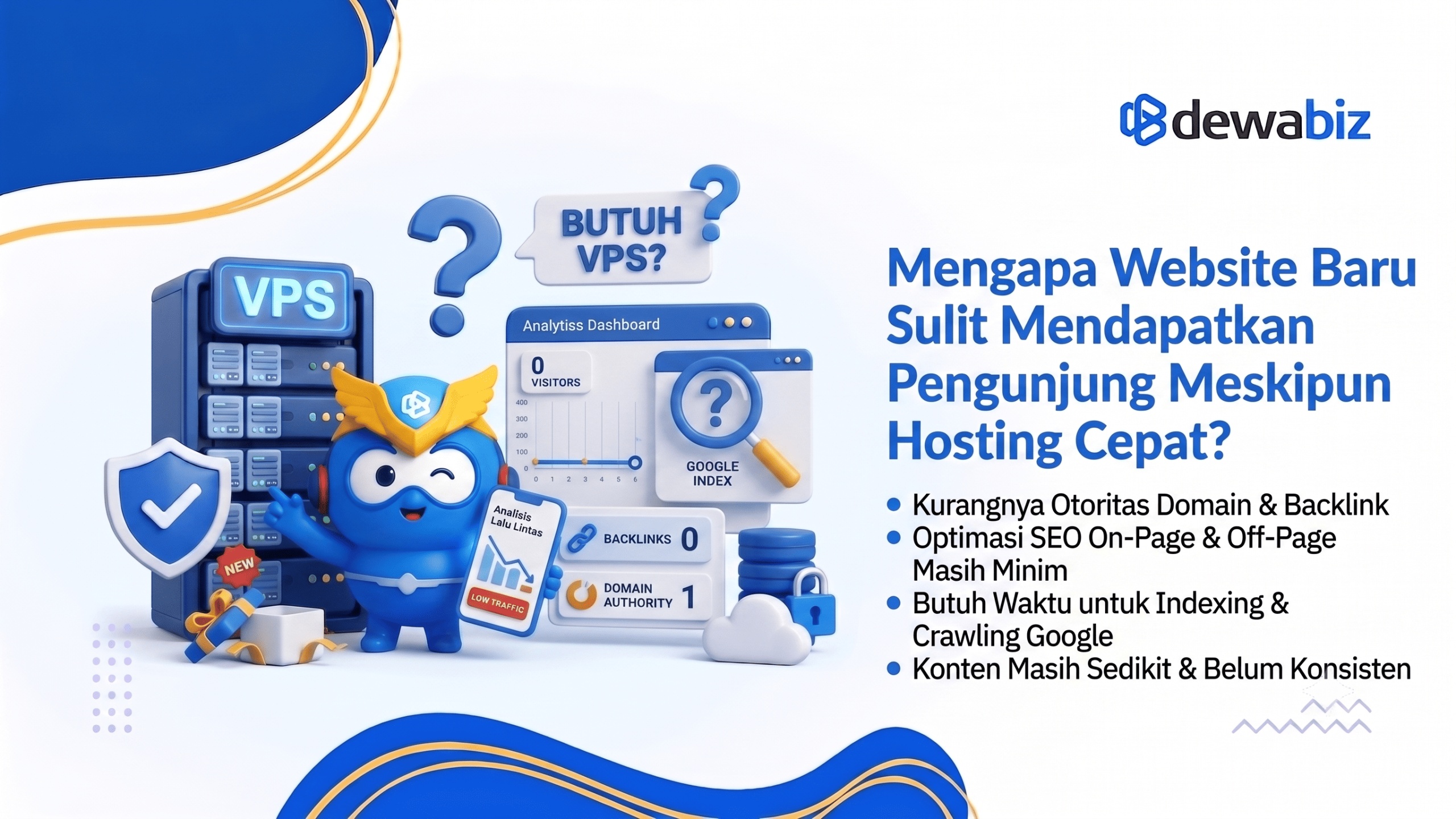 Mengapa Website Baru Sulit Mendapatkan Pengunjung Meskipun Hosting Cepat?