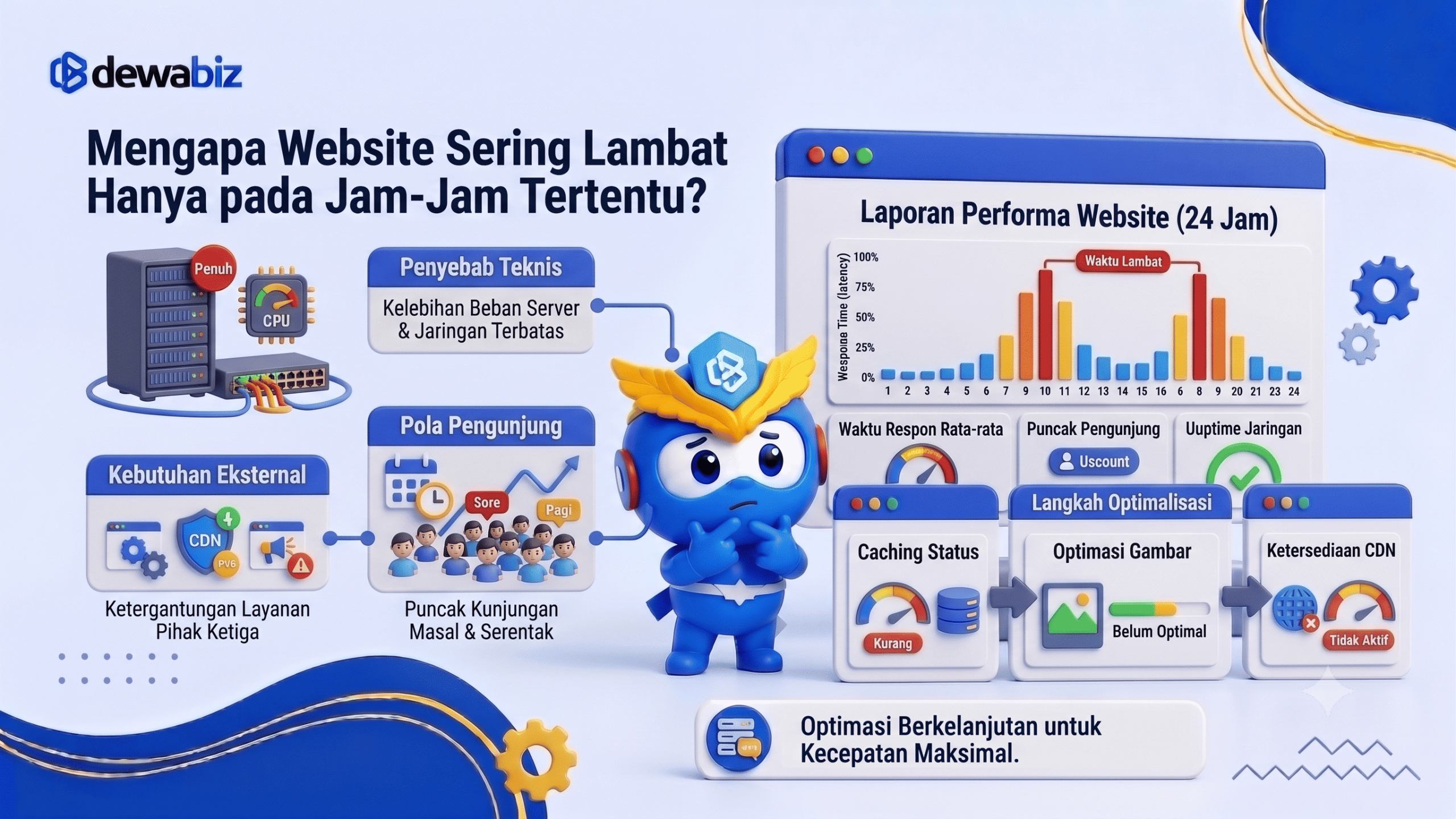 Mengapa Website Sering Lambat Hanya pada Jam-Jam Tertentu?