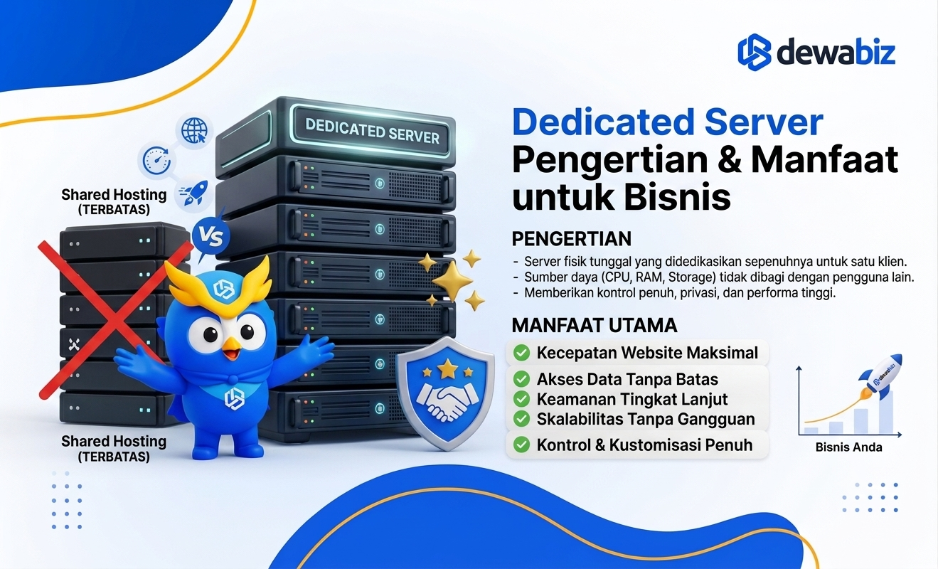 Dedicated Server Pengertian dan Manfaat untuk Bisnis
