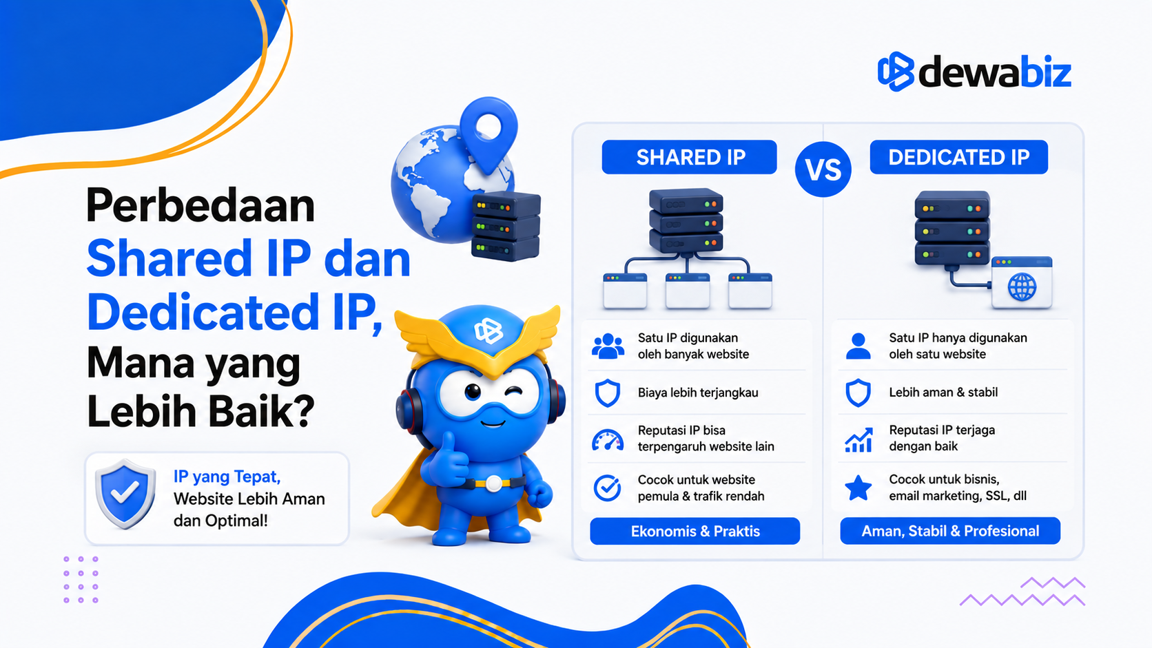 Perbedaan Shared IP dan Dedicated IP, Mana yang Lebih Baik?