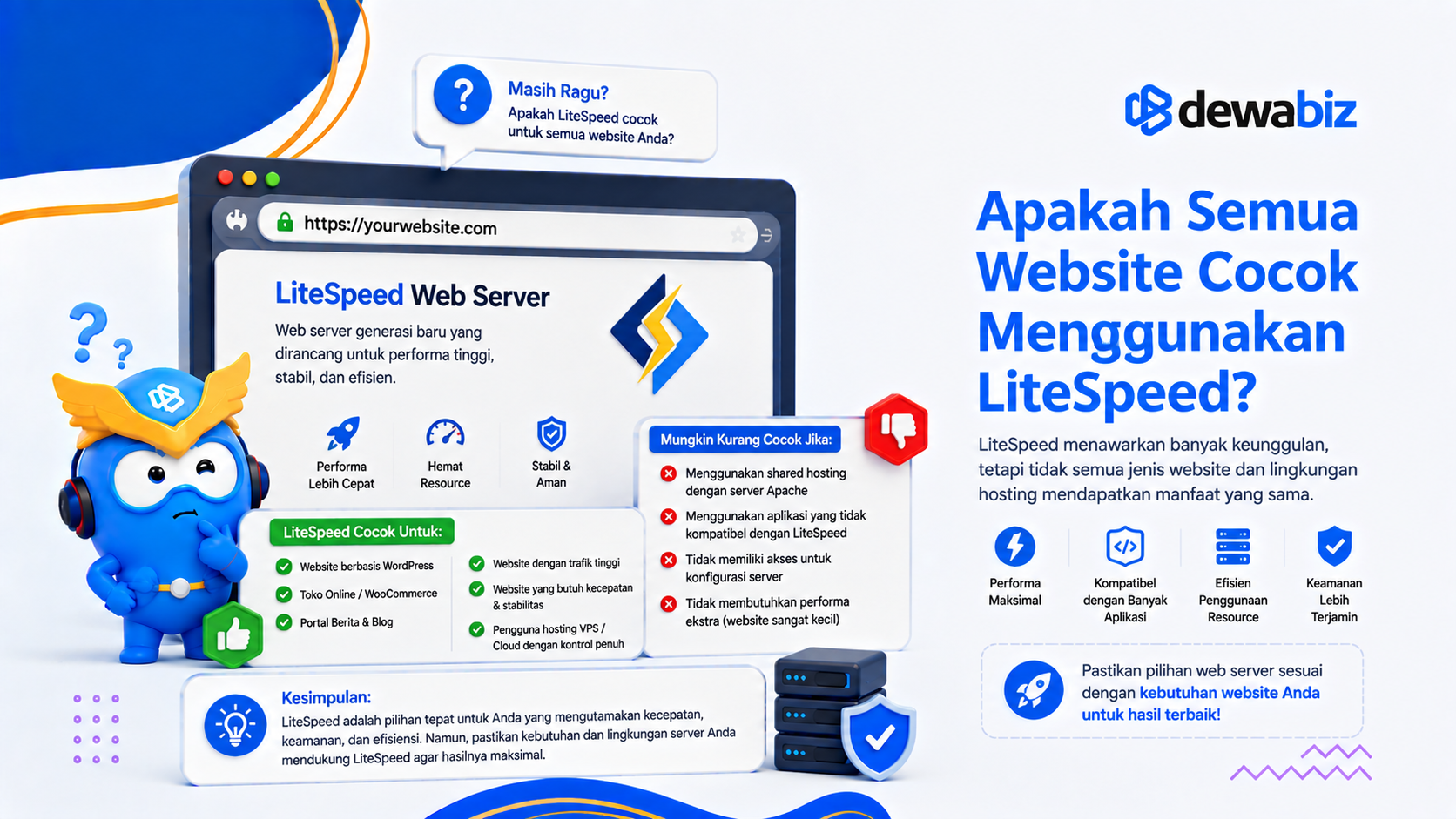 Apakah Semua Website Cocok Menggunakan LiteSpeed?