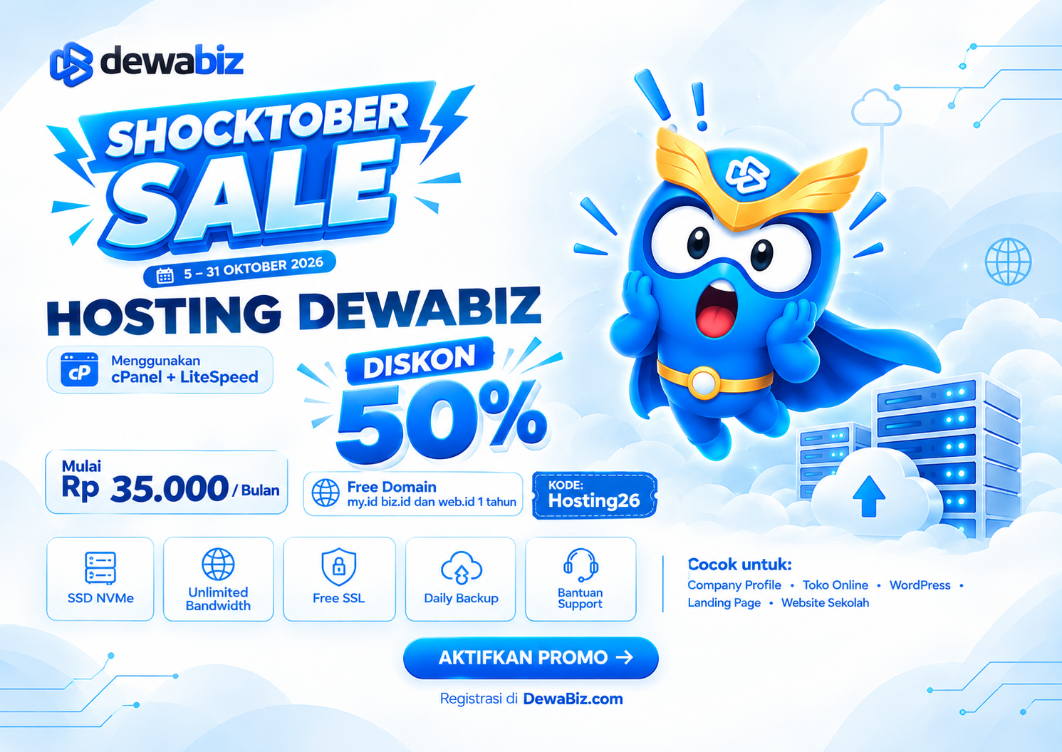 SHOCKTOBER DEALS HOSTING
