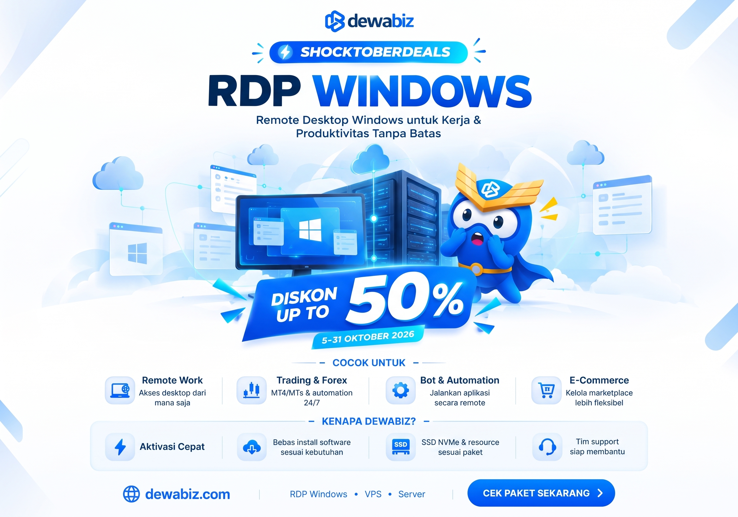 SHOCKTOBER DEALS VPS WINDOWS